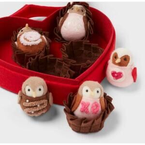 NEW Spritz Valentine's Day Featherly Friends Birds Chocolate Box Target